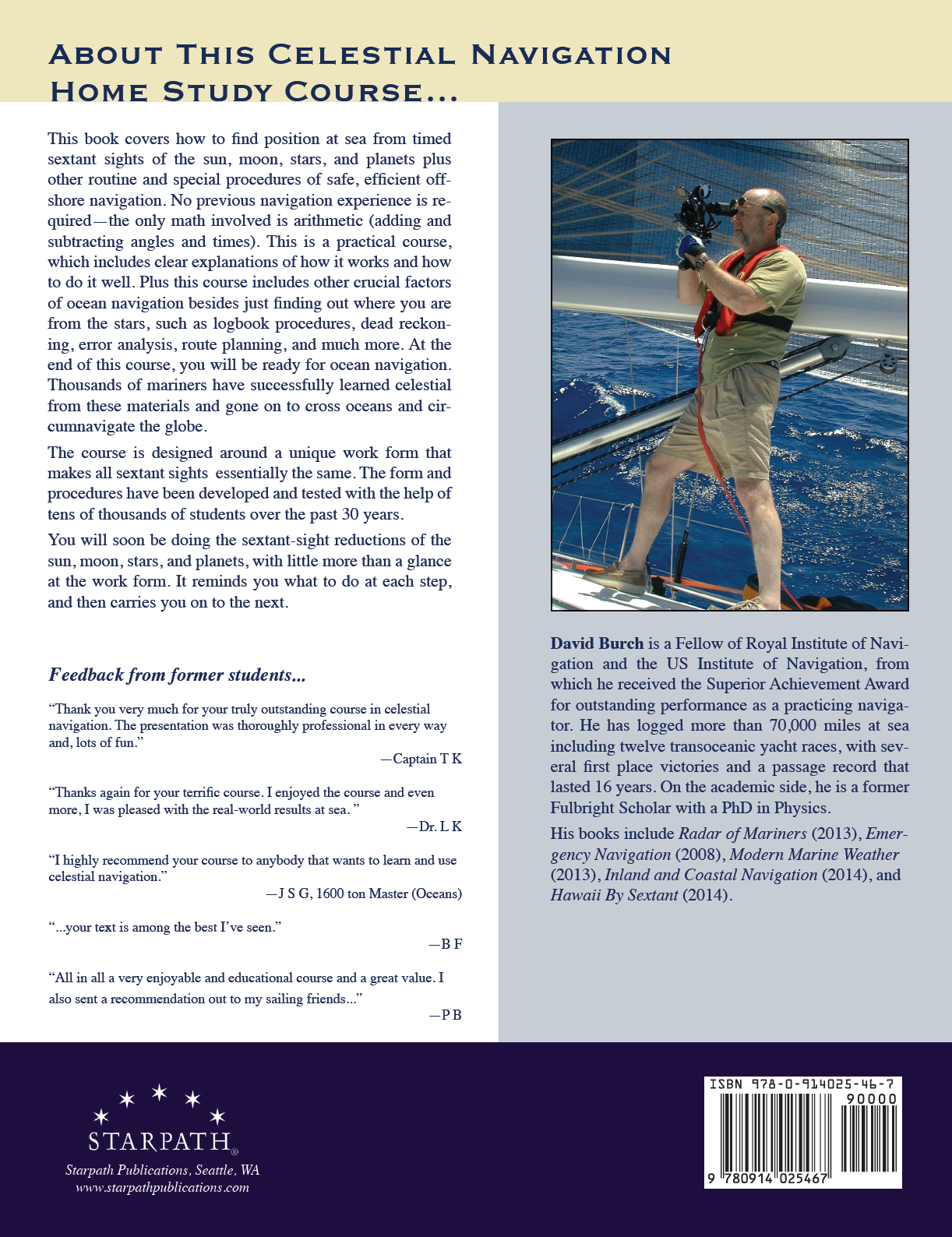 Celestial Navigation Home Study Course Back