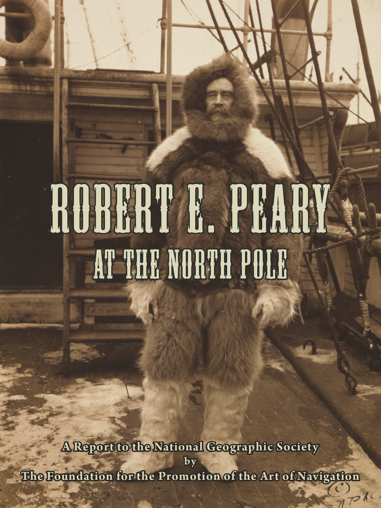 Peary at the North Pole Front