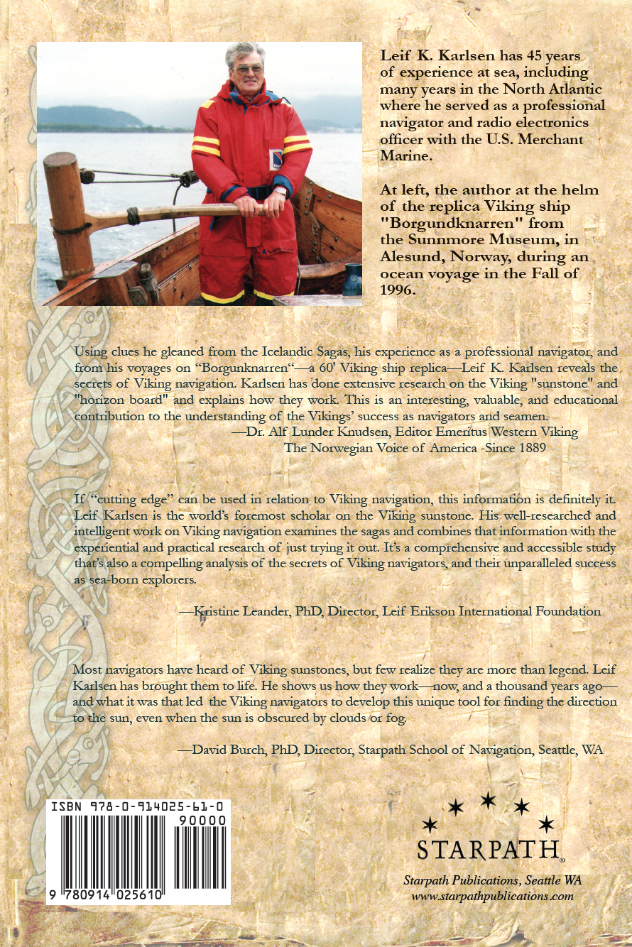 Secrets of the Viking Navigators Back