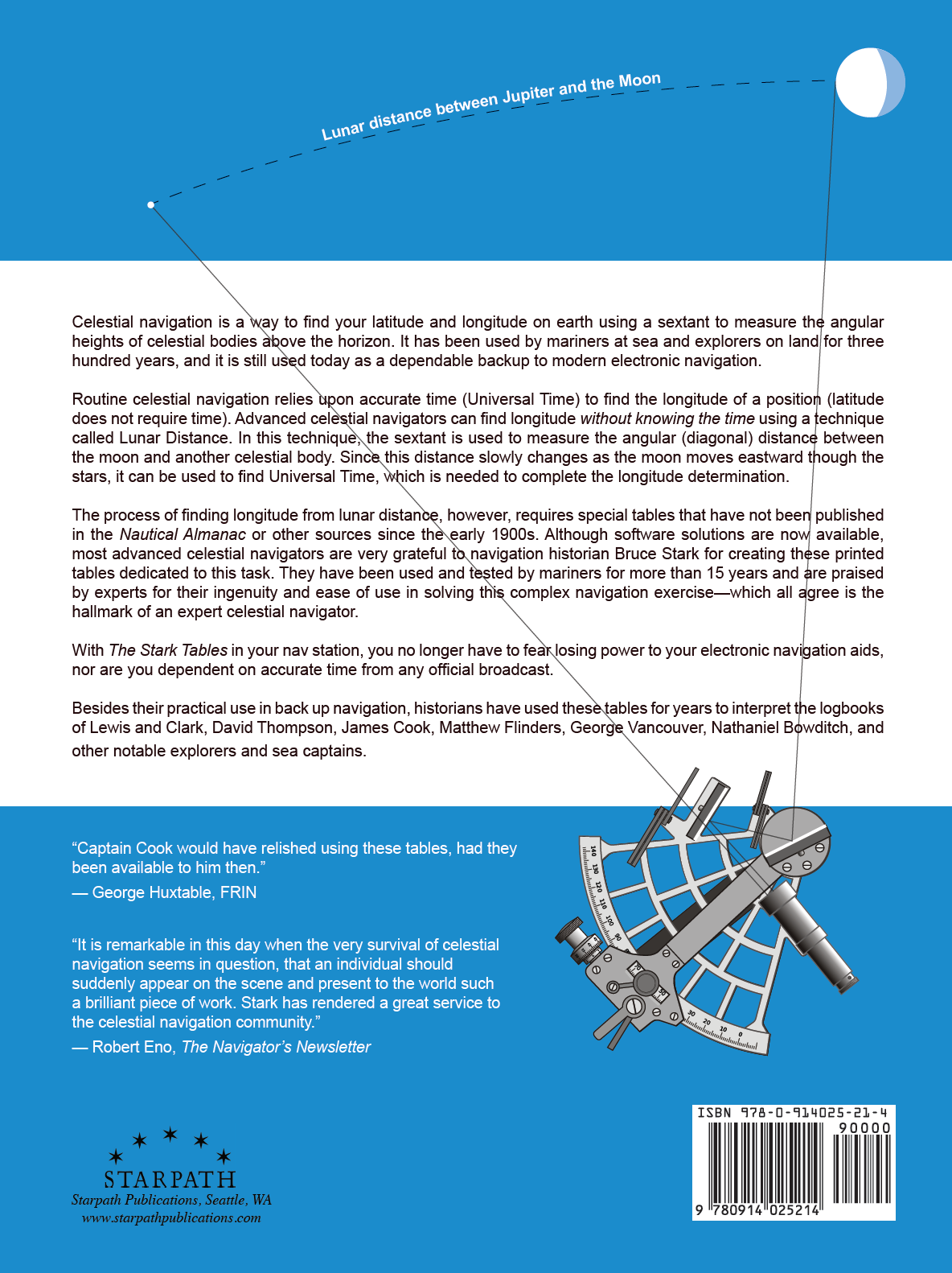 Stark Tables for Clearing the Lunar Distance Back