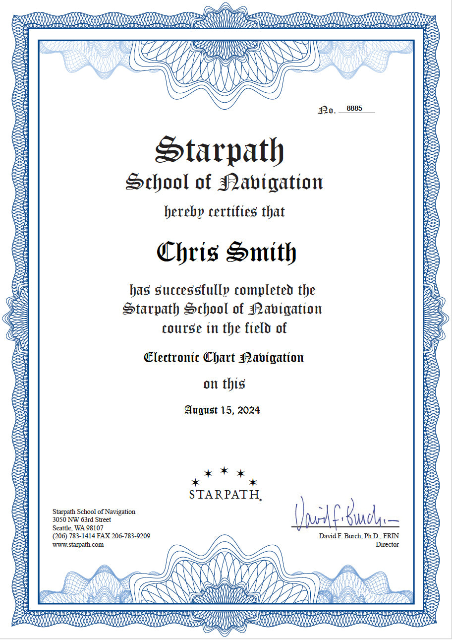 Starpath Course Certificate