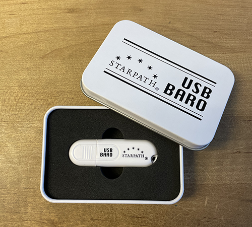 Starpath USB Barometer in Metal Case