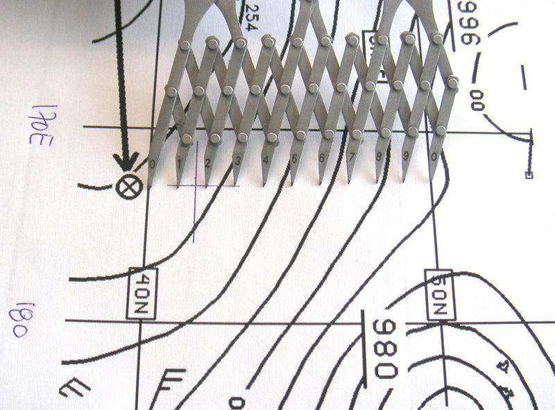 "10-point" spacing dividers on weather map