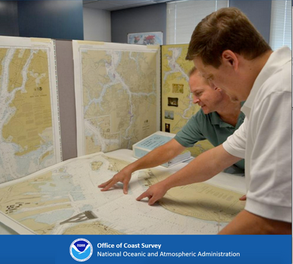 NOAA using 10-point dividers